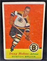 1957 Topps #12 Doug Mohns Hockey Card