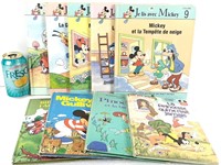 9 livres Productions DISNEY 1973 à 1991