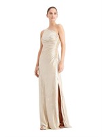 10 Calvin Klein One-Shoulder Gown with Side Ruchi