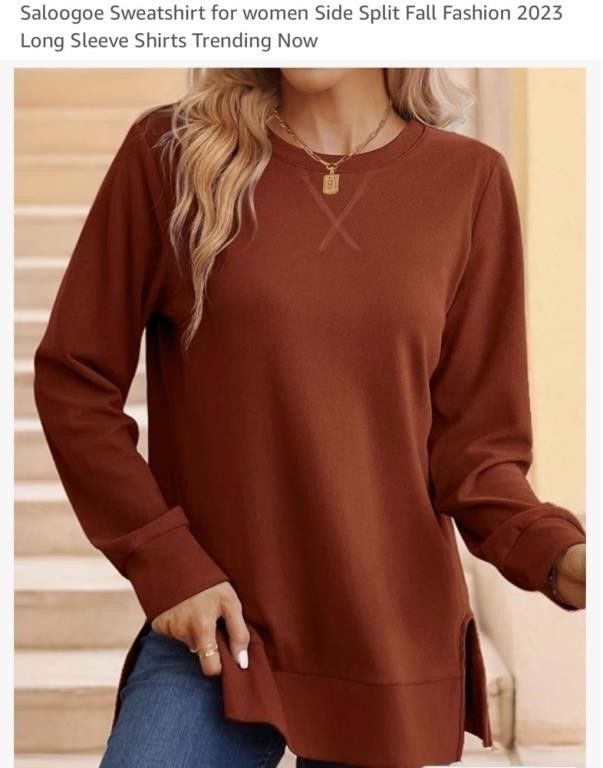 O391   Sweatshirt for women size large