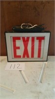 EXIT SIGN, DOUBLE SIDED