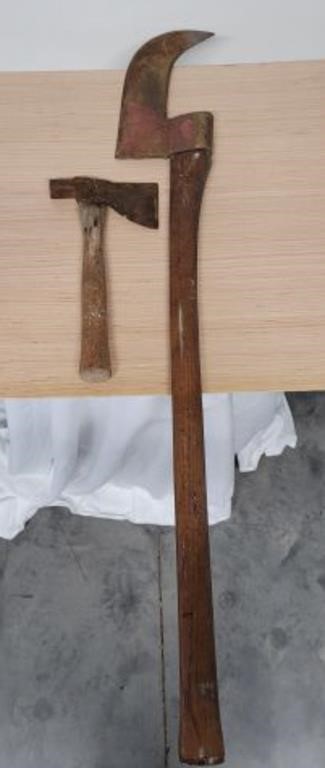 BUSH HOOK AND HATCHET