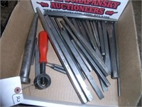 BOX OF MISC PUNCHES & CHISELS