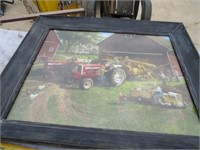 Framed International Tractor @ Harvest Puzzle