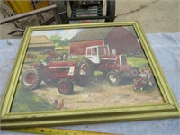 Framed International Tractor Puzzle