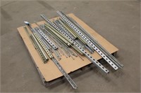 Unistruts & Threaded Rods, Approx 2FT-64" & 34"