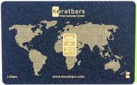 Coin 1 Gram .999 Fine Gold Certified Karatbars