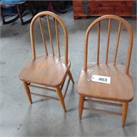 2 Child\'s Wood Chairs