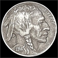 1914-S Buffalo Nickel NEARLY UNCIRCULATED
