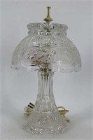 Etched Crystal Table Lamp