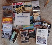 Large Lot Of D-Day Books