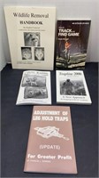 Wildlife trapping & tracking book lot