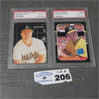 1987 Donruss & Other Mark McGwire Graded RC