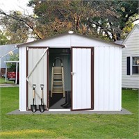8ftx6ft Metal Outdoor Storage Shed,garden Shed