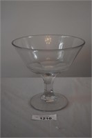 Clear Glass Elevated Compote