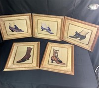 Victorian Lady's Shoe Fashion Art Prints