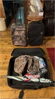 Sampson it’s suitcase, Route 66 duffel bag,