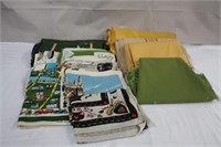 Linen & cotton tablecloths and tea towels