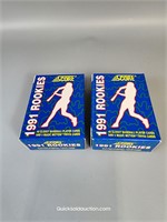Two Score 1991 Rookies 40 Glossy Baseball Cards &