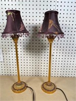 pair dresser lamps