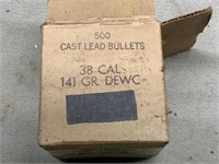 38 CALIBER DEWC LEAD BULLETS