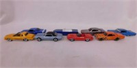 8 Hot Wheels American muscle diecast cars