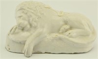 Lot #97 - Late 19th Century molded lion statue