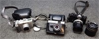 35mm OMO, Nikon & Canon Power Shot G3 Cameras