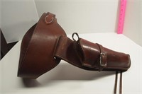 Leather Gun Holster and Belt