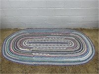 Braided Multicolor Rug