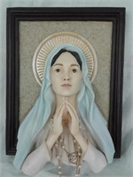 3D Blessed Mary Bradford Exchange wall hanging
