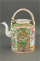 Chinese Canton Enameled Porcelain Teapot