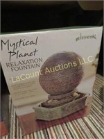 Mystical planet relaxation fountain new in box
