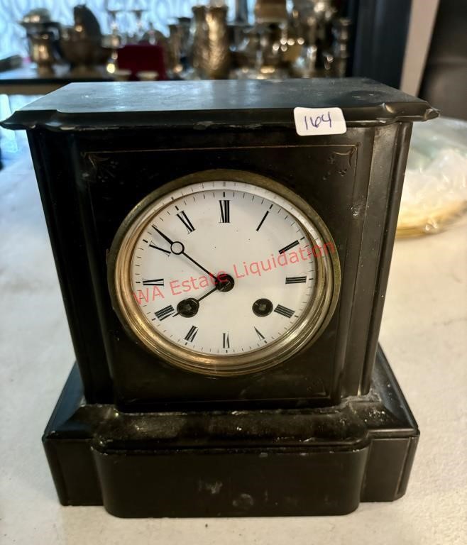 Heavy Mantle Clock - Needs Repair (dining room)
