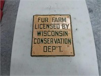 Fur Farm sign