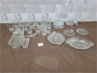Glass and crystal mix lot