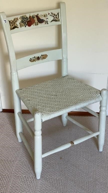 Antique White Ladder Back Chair