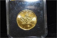2017 $50 Elizabeth 1 oz gold maple Canadian coin