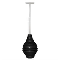 Korky 96-4AM BeehiveMAX Toilet Plunger, Black