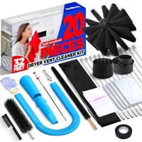 Holikme 11 Pieces Dryer Vent Cleaner Kit Dryer