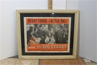 Original Framed Lobby Card Advertisement Henry Fon