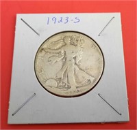1923-S Walking Liberty 50 Cent Coin