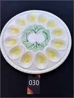 Glass Egg Plate