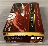 (20) Rounds Federal Premium 308 WIN Ammo