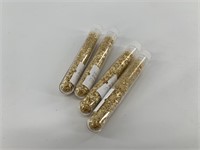 4 Small vials of gold leaf