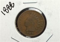 1888 Indian Head One Cent Coin