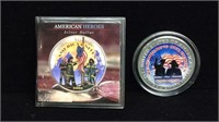 2001 American Heroes Commemorative Silver Dollar