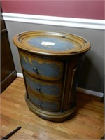 Blue and Distressed Gold (28" tall, 20" wide)