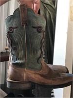 Men's Ariate Leather Cowboy Boots Size 7.5