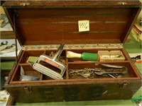 Old Wood Tackle Box